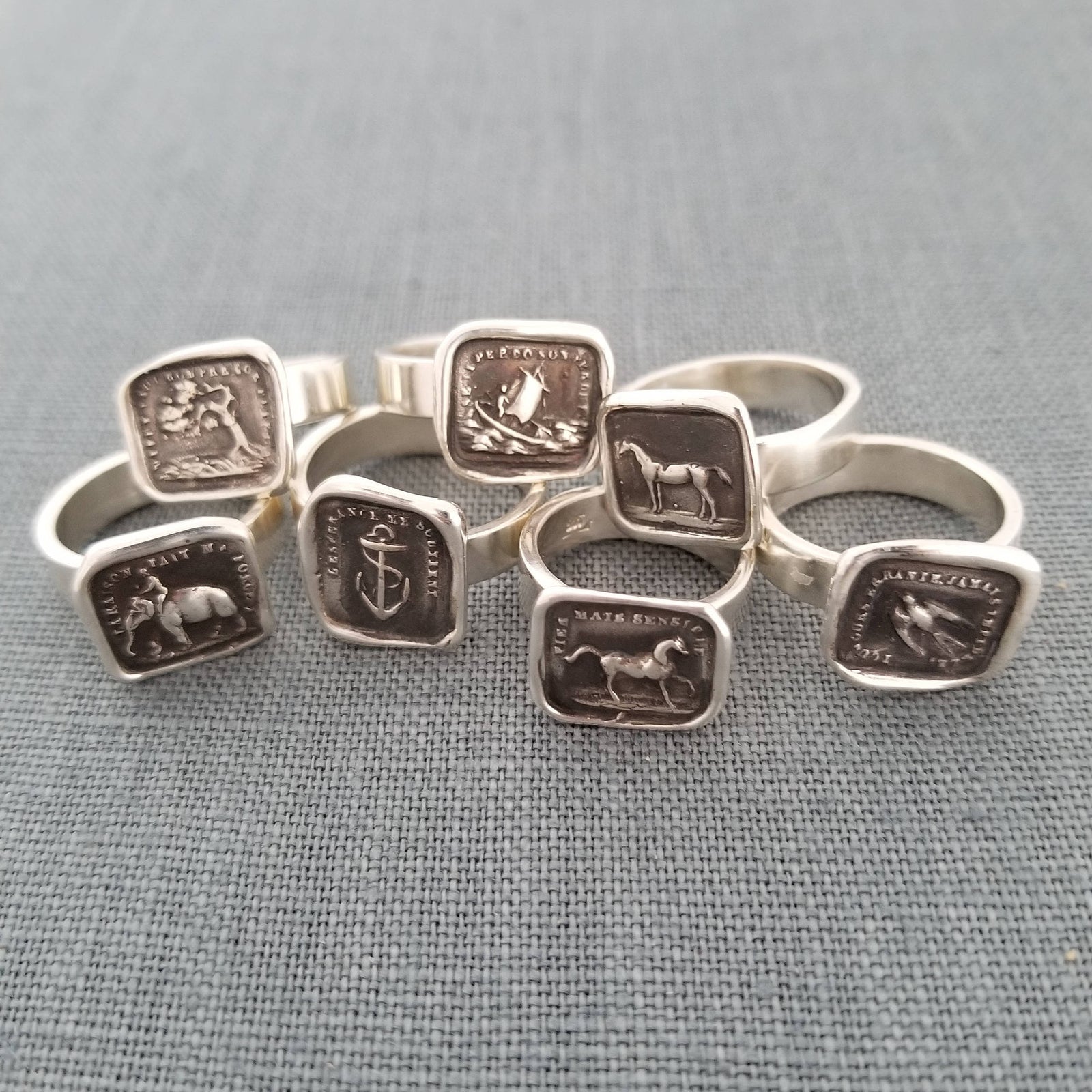 Anchor Wax Seal Ring - Hope Sustains Me