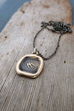 Swallow - Always Wandering, Never Unfaithful in bronze