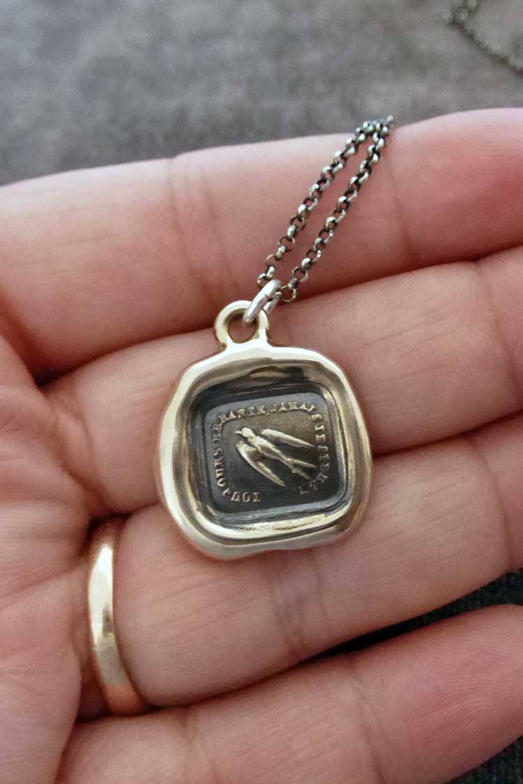 Swallow - Always Wandering, Never Unfaithful in bronze