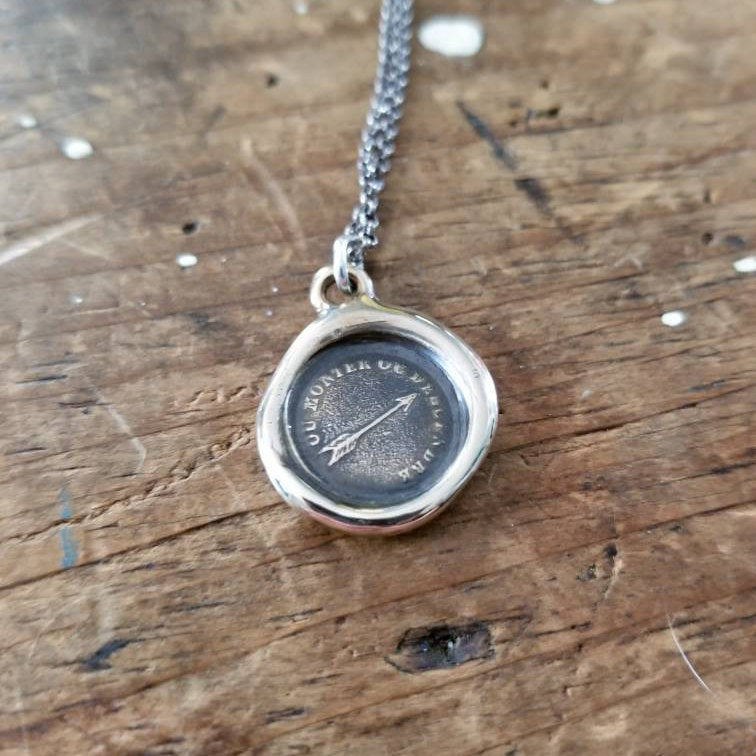 Bronze Arrow Necklace - Fate Fickle