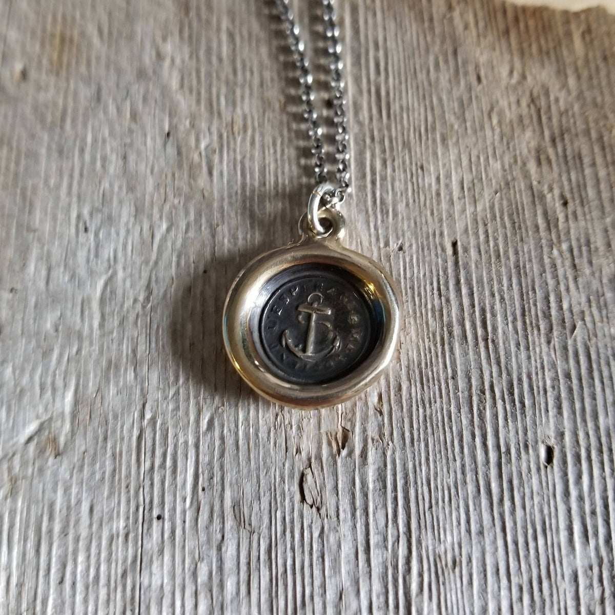 Hope Sustains Me - Victorian Whimsy Anchor in bronze