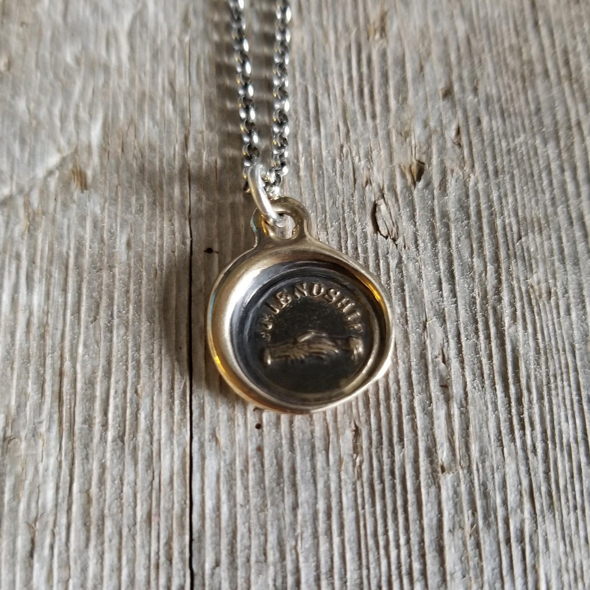 Clasped Hands - Friendship in bronze