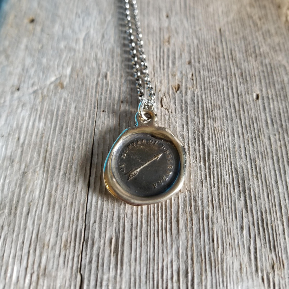 Bronze Arrow Necklace - Fate Fickle