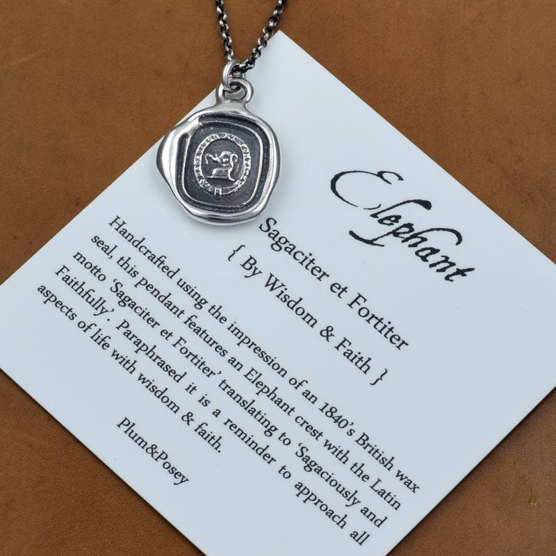 Elephant - Wisdom and Faith in bronze