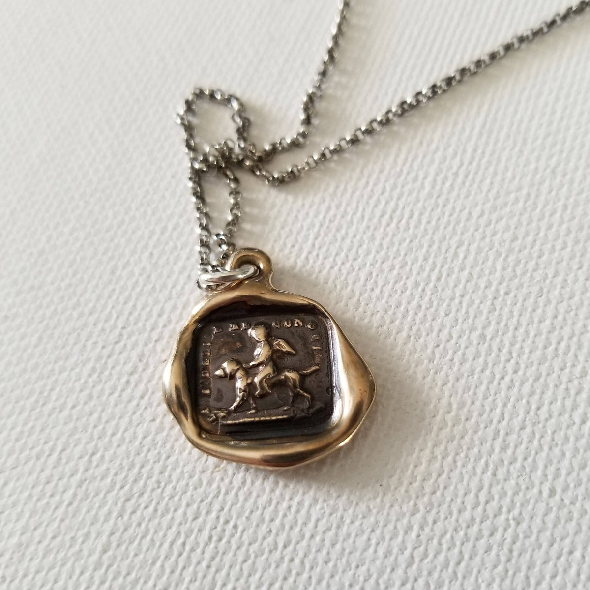 Bronze Faithfulness Conducts Me Necklace