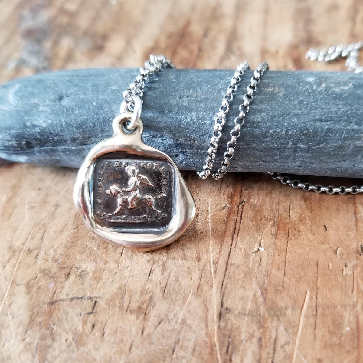 Bronze Faithfulness Conducts Me Necklace