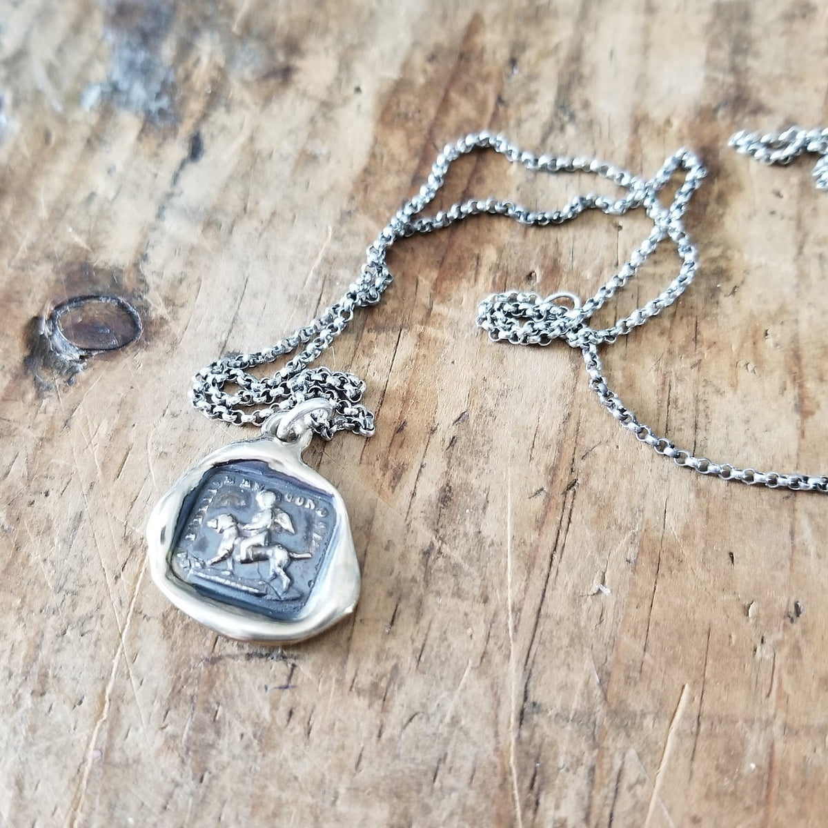 Bronze Faithfulness Conducts Me Necklace