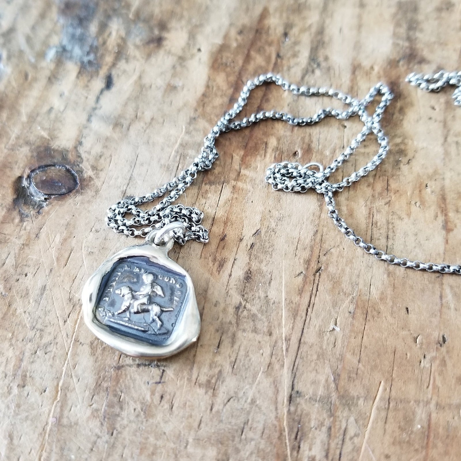 Bronze Faithfulness Conducts Me Necklace