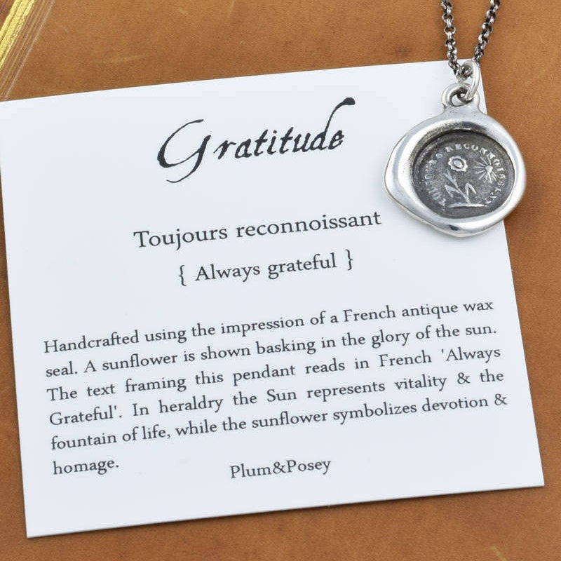 Sunflower - Gratitude in bronze