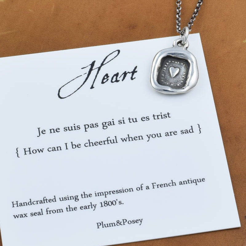 Heart - My Happiness depends on you in bronze
