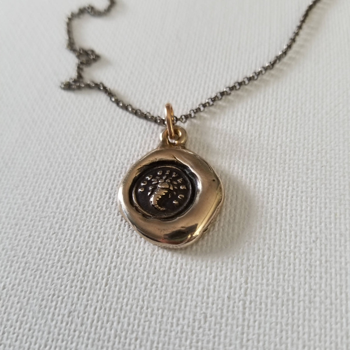 Bronze Abundance  Necklace - God gives us plenty