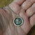 Bronze Confidence Wax Seal Necklace - Fist full of wheat - My Harvest Will Arrive