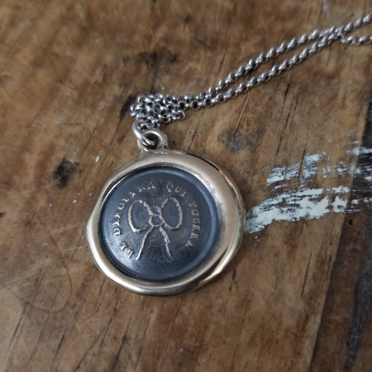 Bronze Love Knot Necklace - Love and Affection Necklace