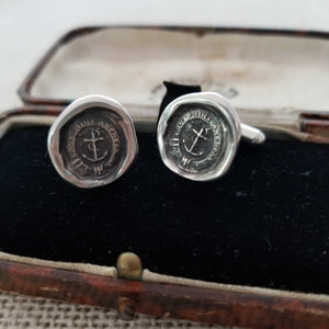 Anchored Cross Cufflinks