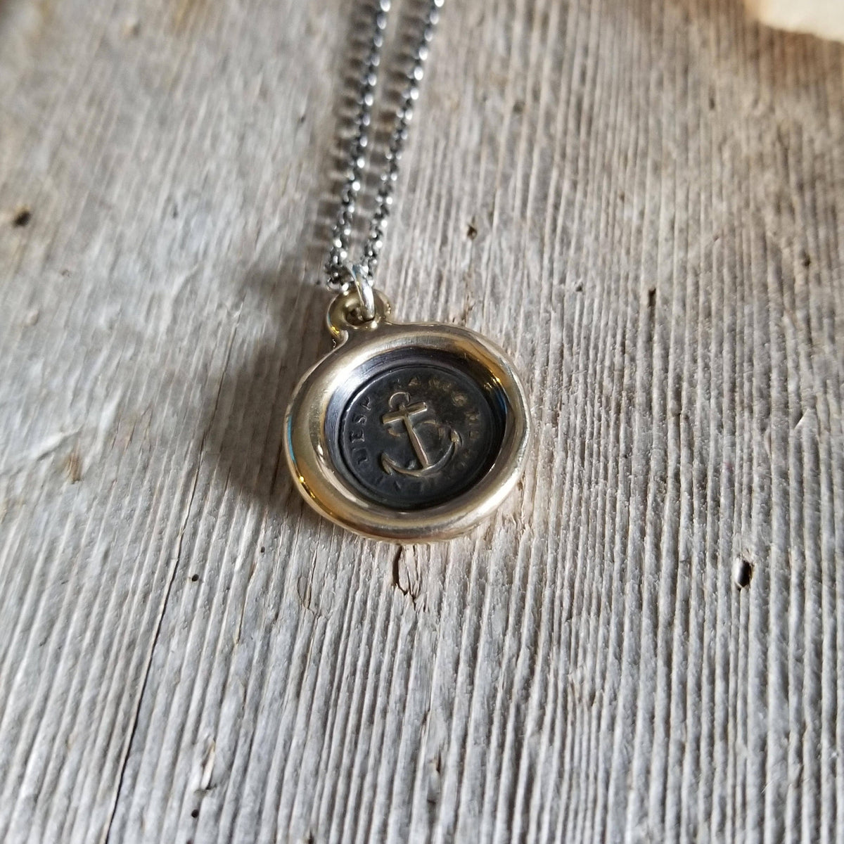 Hope Sustains Me - Victorian Whimsy Anchor in bronze