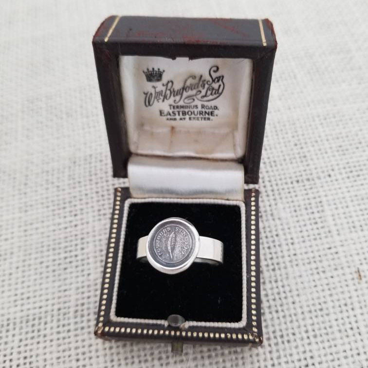 Feather 'Always Sincere'  Ring