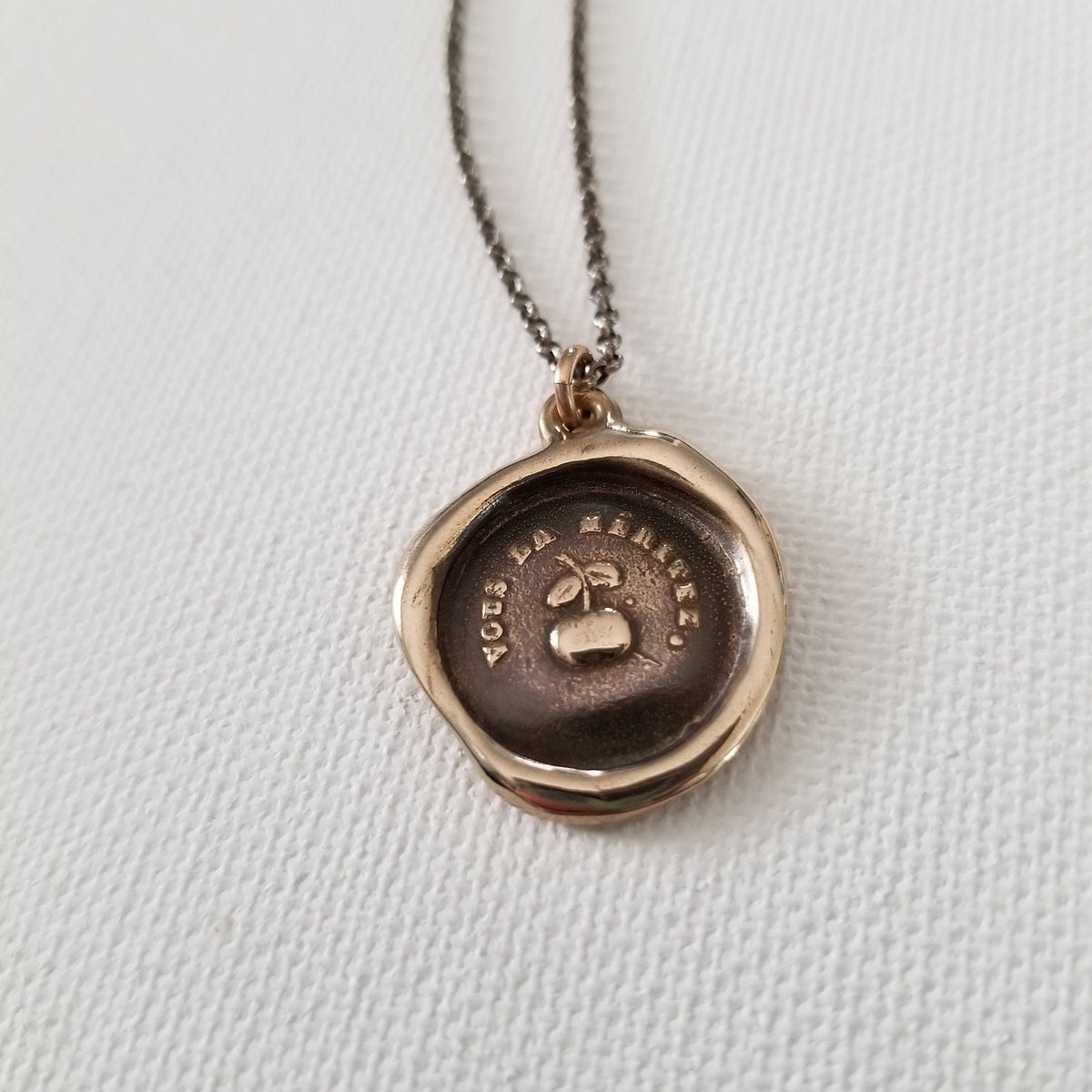 You Deserve It - Apple Encouragement in bronze