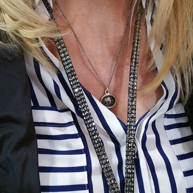 Elephant Wax Seal Pendant in Gold Vermeil