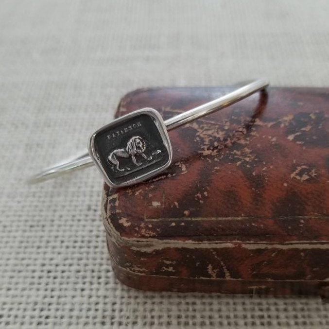 Lion and the Mouse Cuff Bracelet - Aesop&#39;s Fable