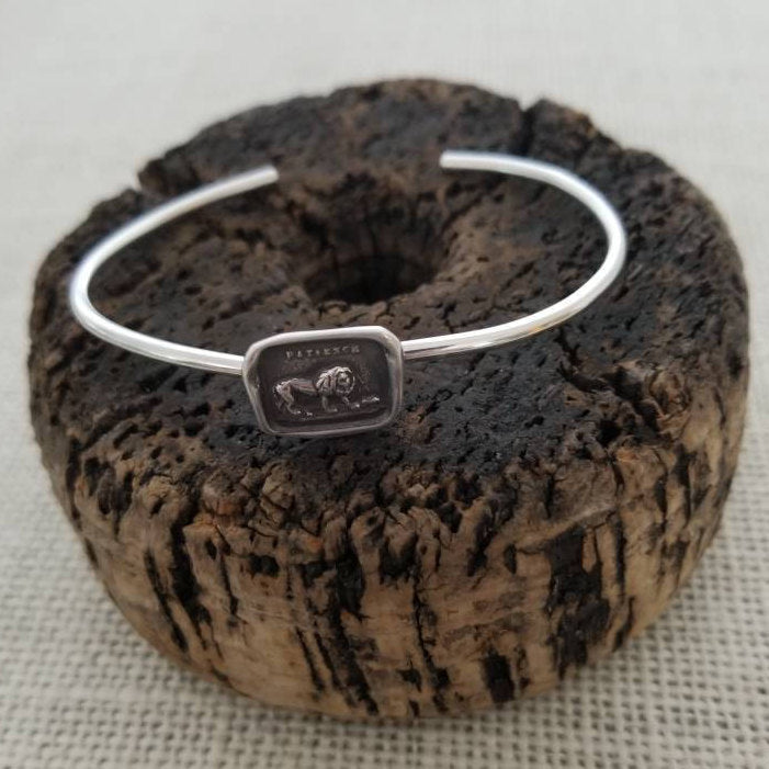 Lion and the Mouse Cuff Bracelet - Aesop&#39;s Fable