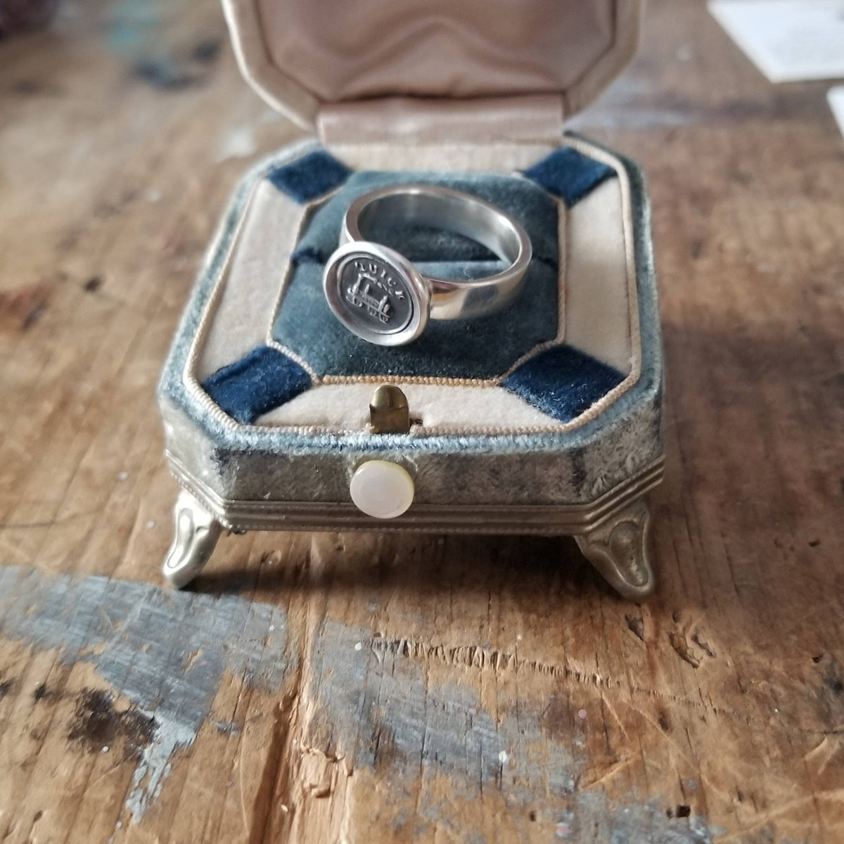 Quick! Wax Seal Ring, Train - Whimsy Ring