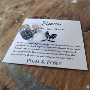 Rooster 'While I live, I'll Crow' l Ring
