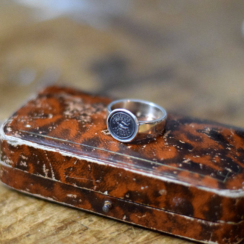 Always Wandering, Never Unfaithful&#39; Swallow Ring