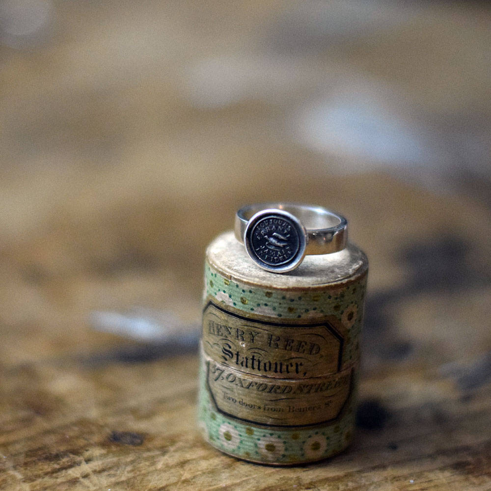 Always Wandering, Never Unfaithful&#39; Swallow Ring