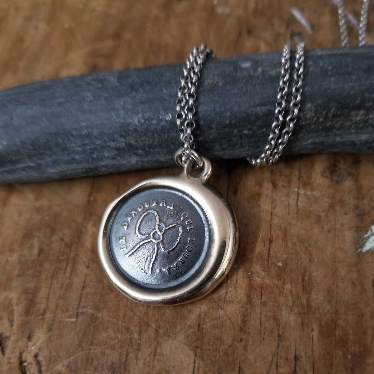 Bronze Love Knot Necklace - Love and Affection Necklace