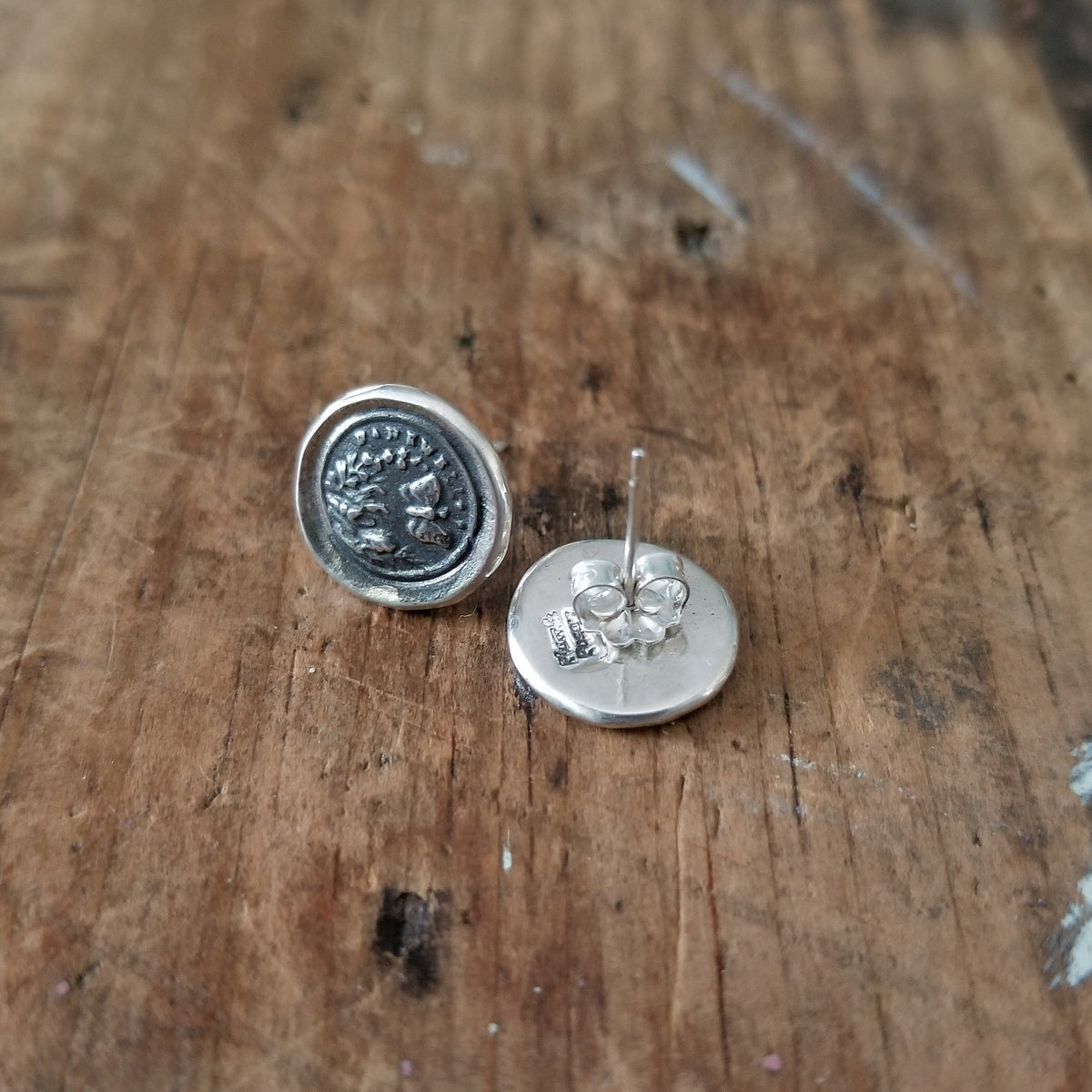 Butterfly stud earrings