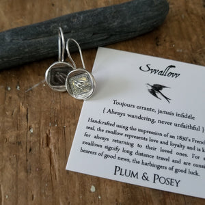 Swallow Earrings - Always Wandering, Never Unfaithful