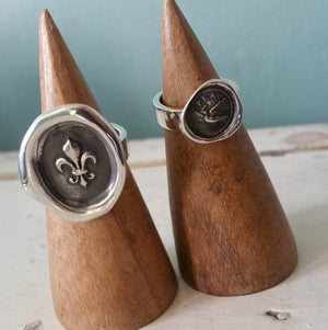 Peace Dove Wax Seal Ring