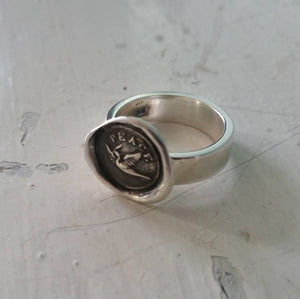 Peace Dove Wax Seal Ring