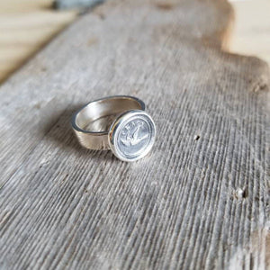 Peace Dove Wax Seal Ring