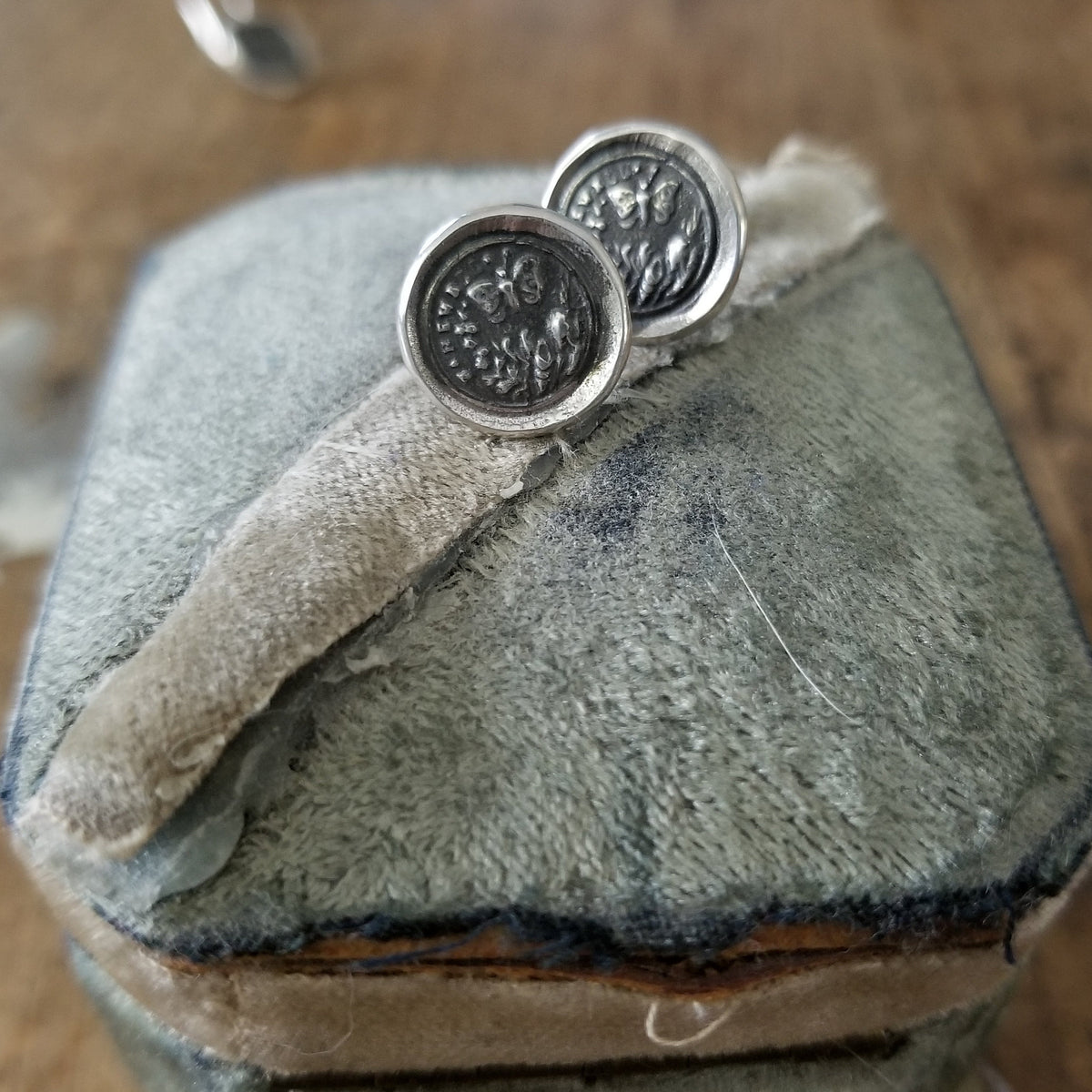 Butterfly stud earrings