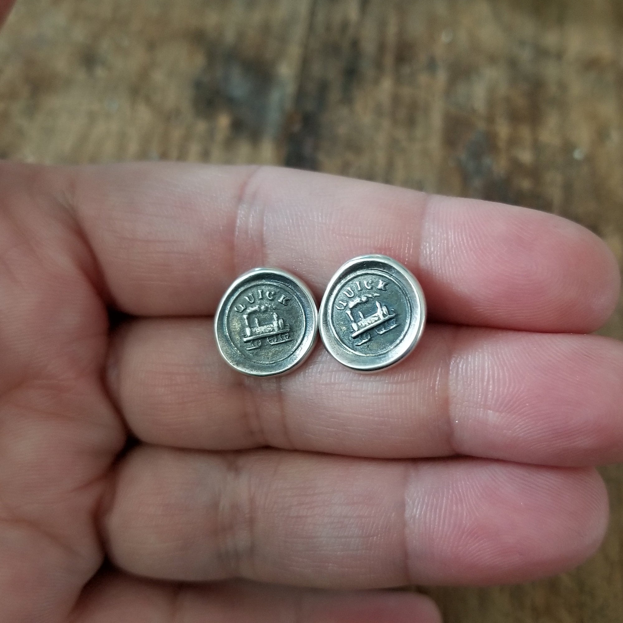 Steam Train Earrings