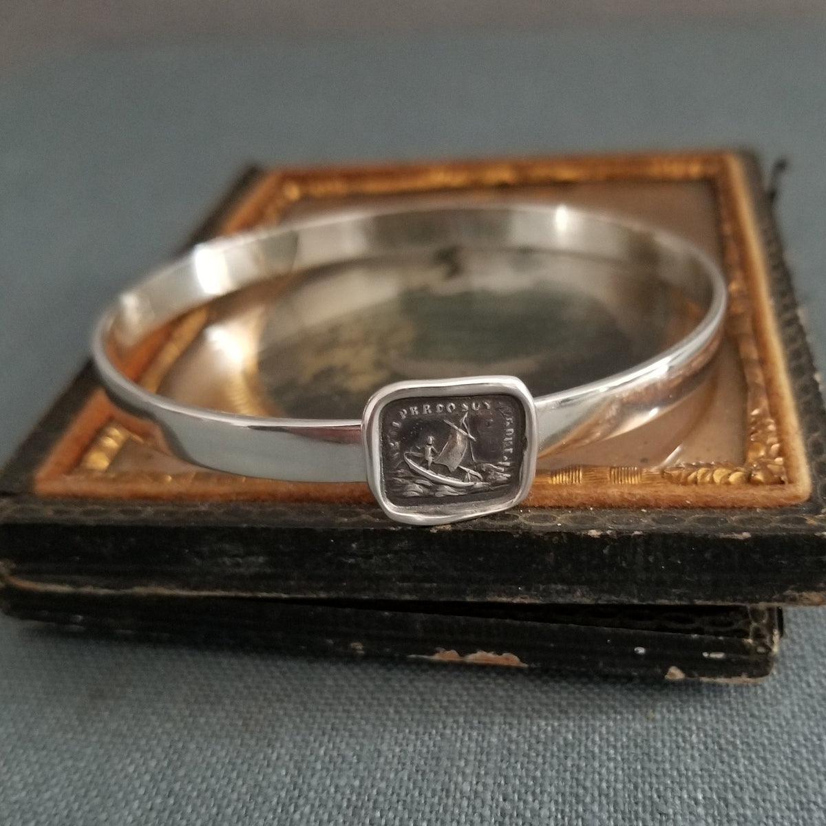 Guiding Star Wax Seal Bangle - If I lose you I am lost