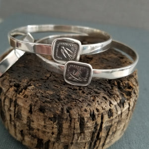 Hope Sustains Me Anchor Wax Seal Bangle