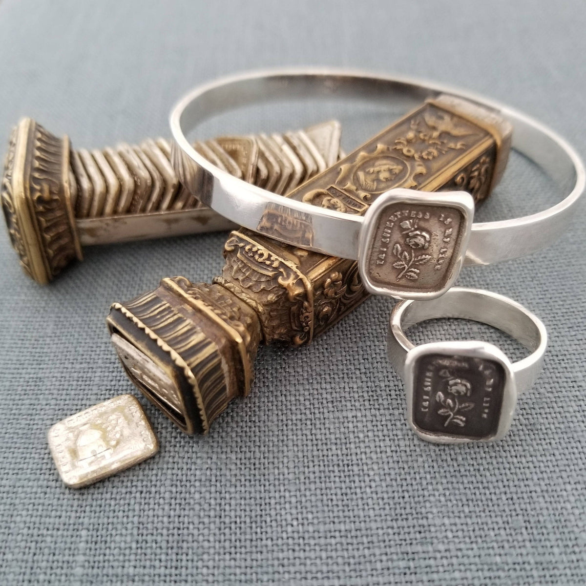 Motherhood Wax Seal Bangle