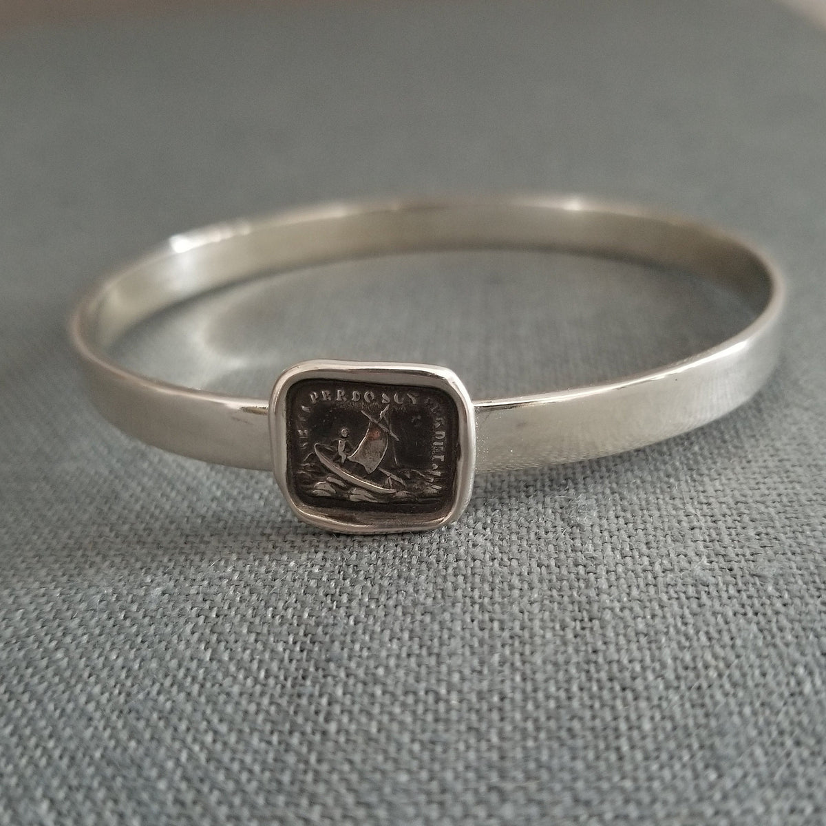 Guiding Star Wax Seal Bangle - If I lose you I am lost