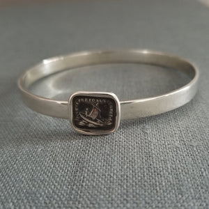 Guiding Star Wax Seal Bangle - If I lose you I am lost