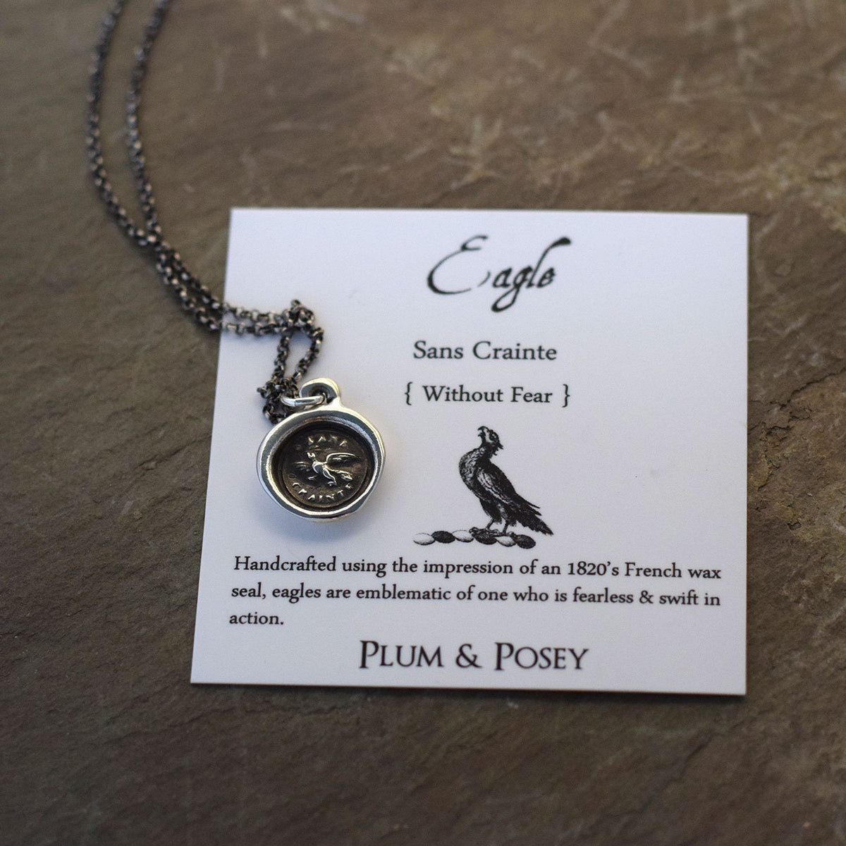 Fearless - Victorian Whimsy Eagle Wax Seal Bracelet