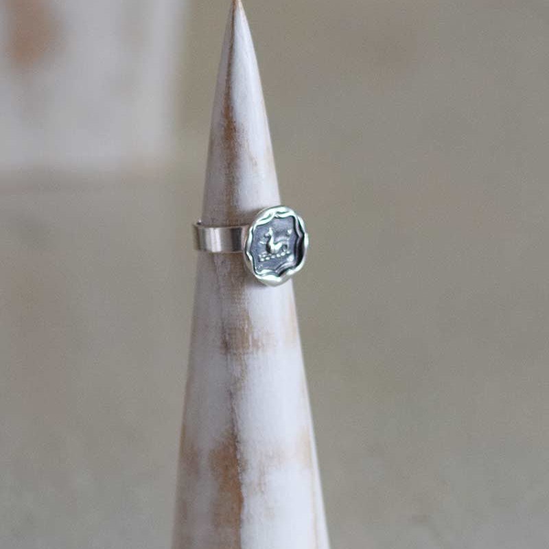 Seahorse Wax Seal Ring