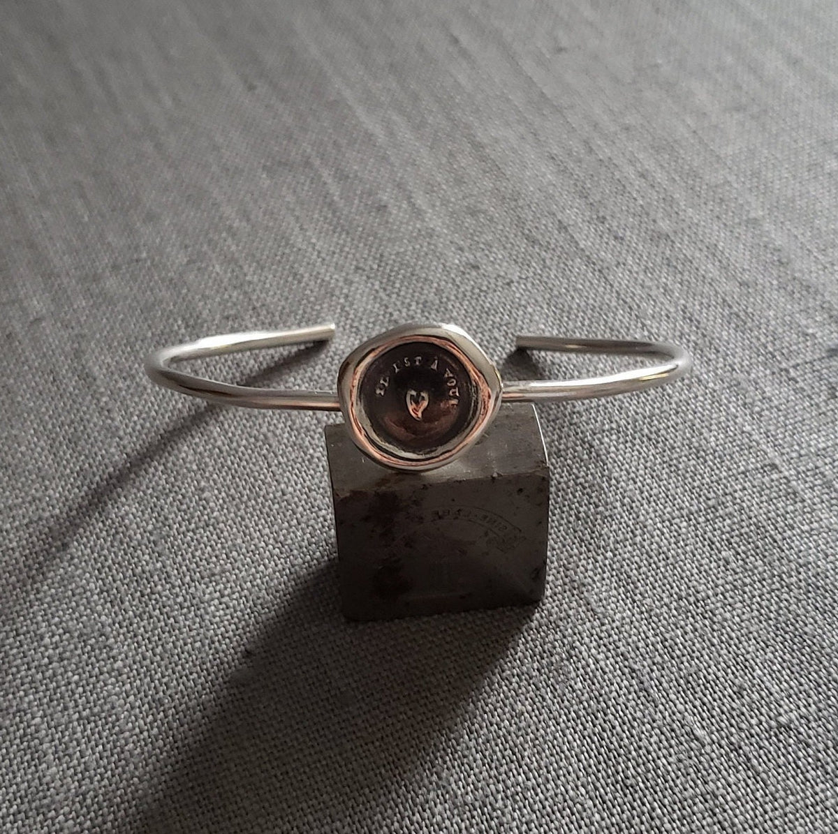 My heart is yours cuff  bracelet
