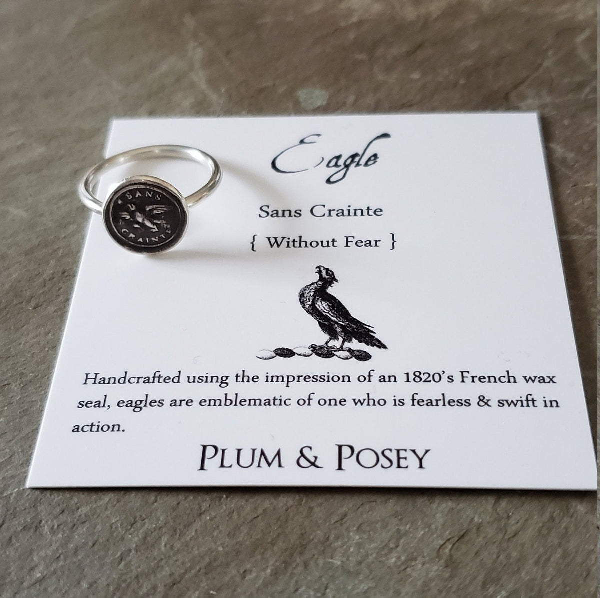 Eagle - Skinny Whimsy Ring
