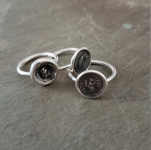 Squirrel - Skinny Whimsy Stack Ring