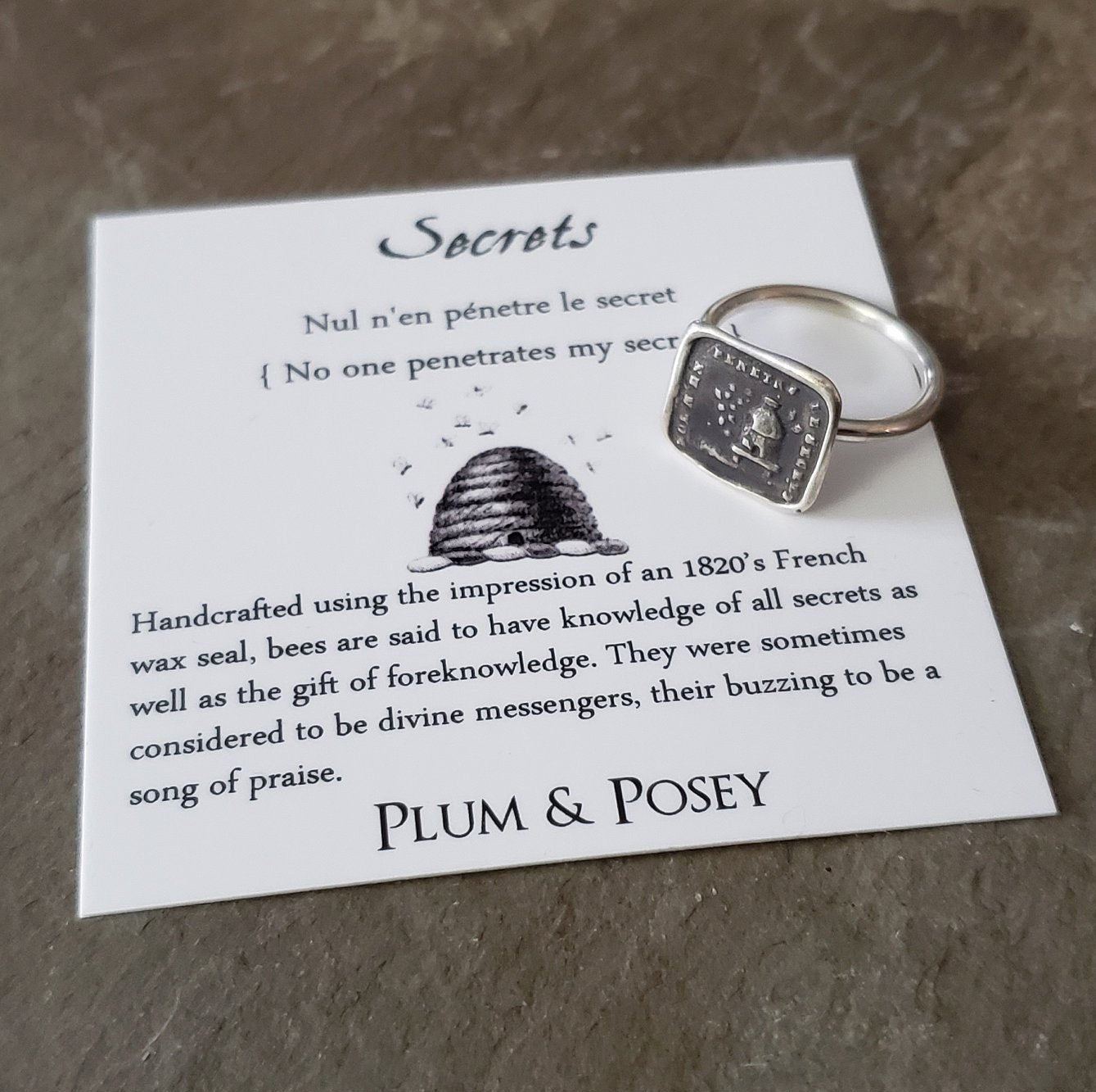 Beehive - Secrets - Skinny Stacking Ring