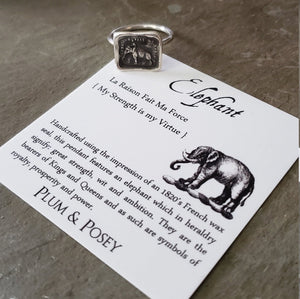 Elephant - Skinny Stacking Ring
