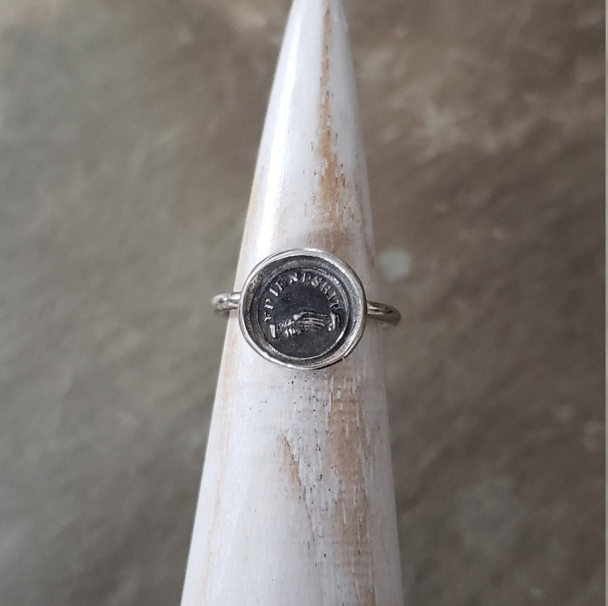 Friendship - Skinny Whimsy Ring