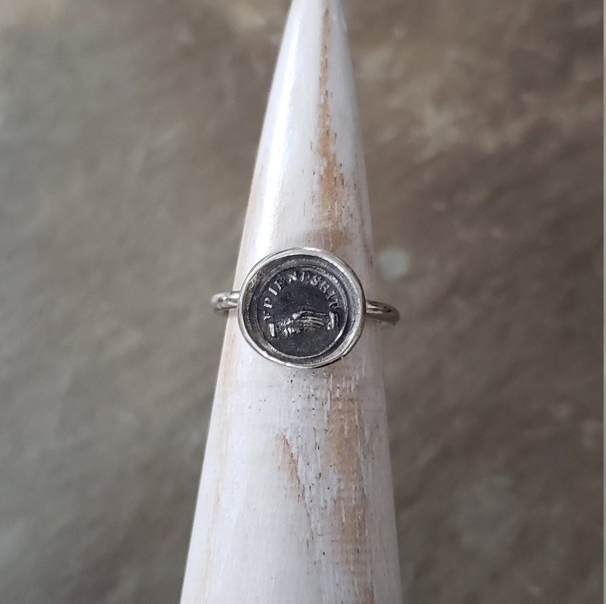 Friendship - Skinny Whimsy Ring